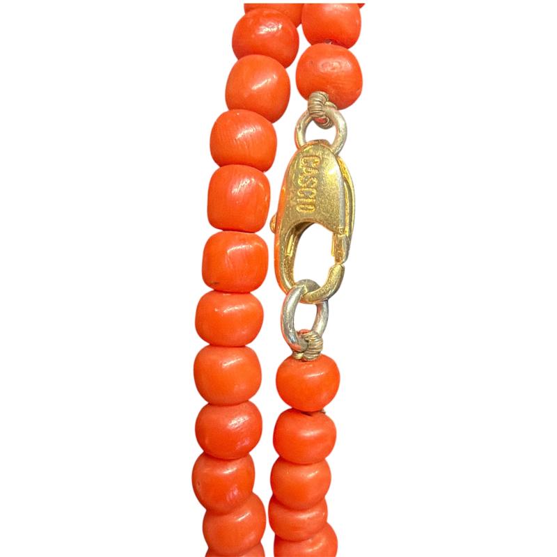COLLANA CASCIO CORALLO | Mercatino dell'Usato Roma ostia 2
