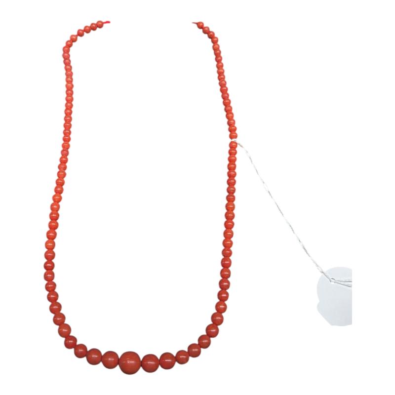 COLLANA CORALLO SENZA CHIUSURA | Mercatino dell'Usato Roma ostia 1