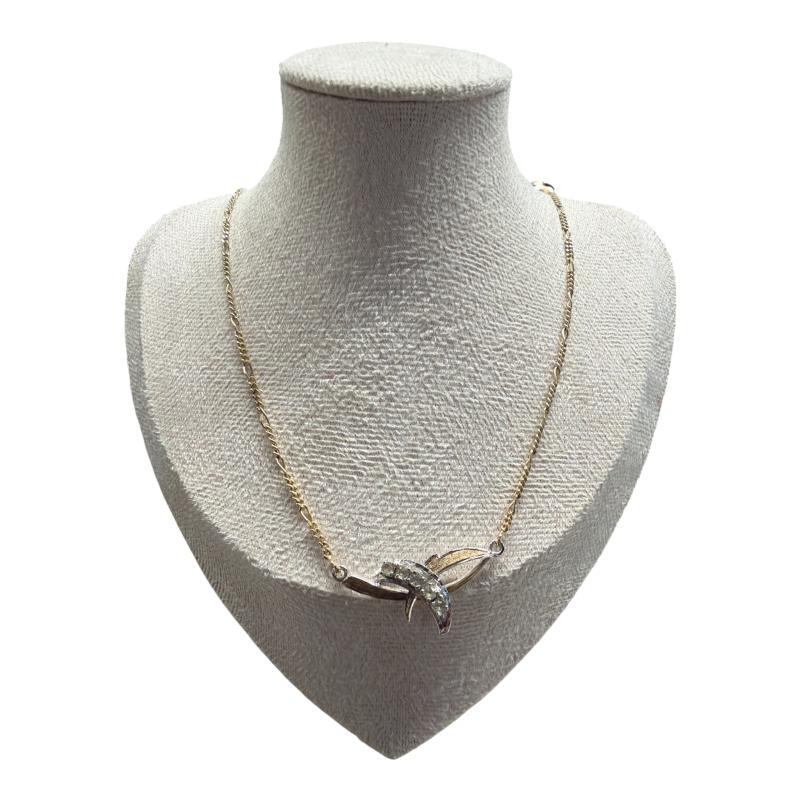 COLLANA DORATA STRASS ARG 835 | Mercatino dell'Usato Roma ostia 1