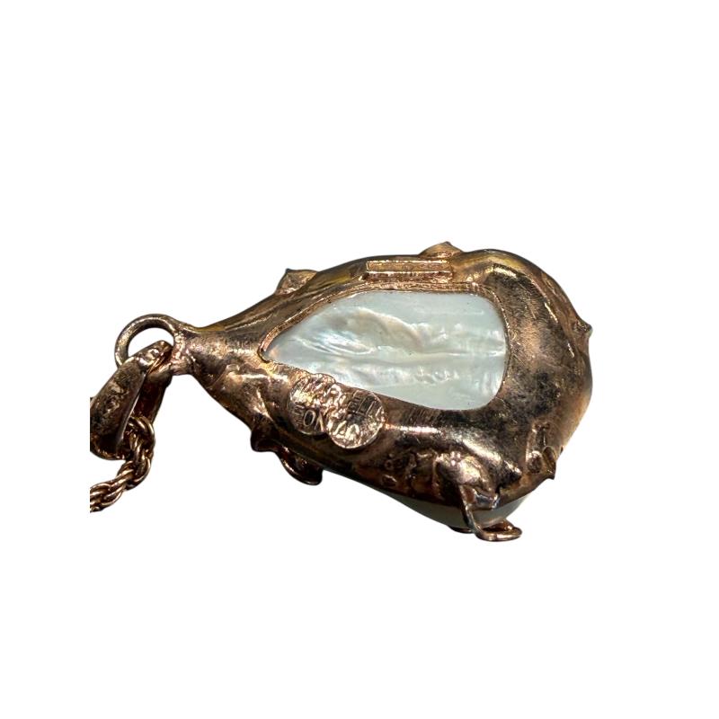 COLLANA MARCELLO FONTANA ARG E PERLA | Mercatino dell'Usato Roma ostia 2