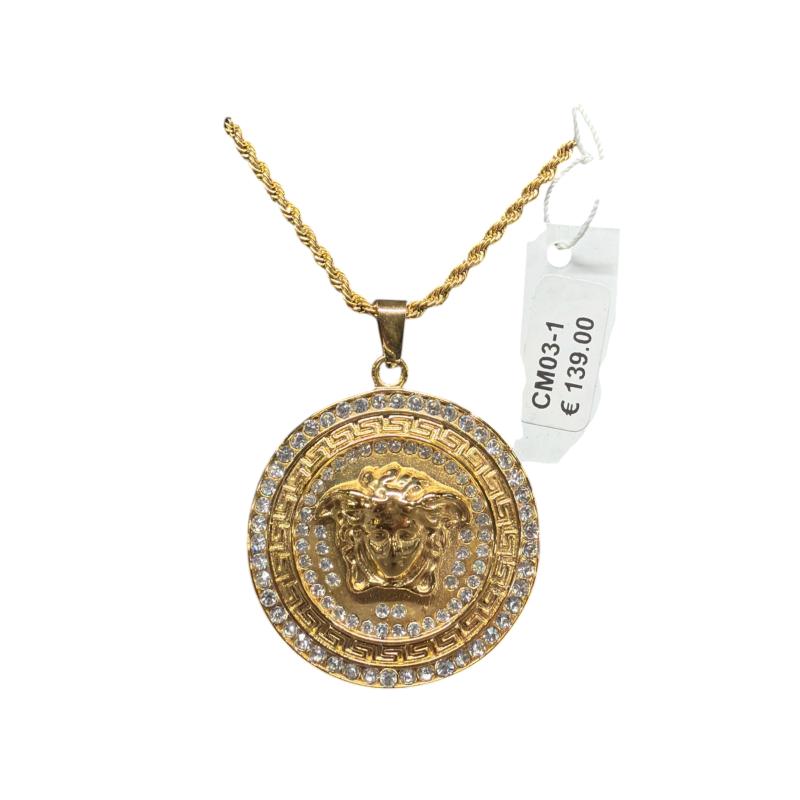 COLLANA OFFICINA 80 DORATA | Mercatino dell'Usato Roma ostia 1