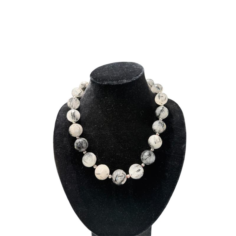 COLLANA QUARZO RUTILATO  | Mercatino dell'Usato Roma ostia 1