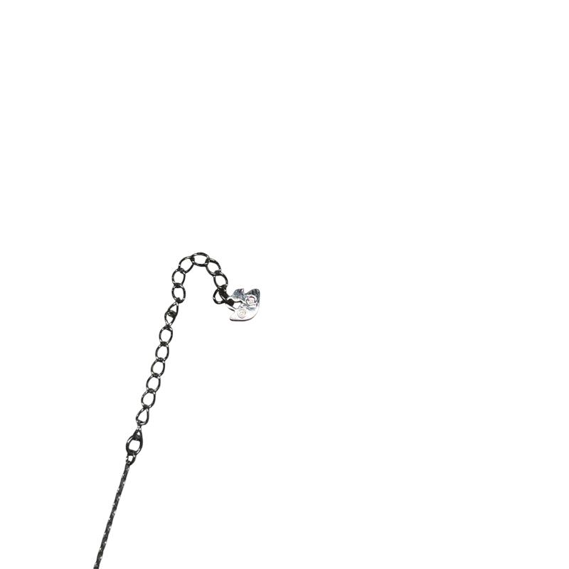 COLLANA SWAROVSKI QUADRATO BLU STRASS  | Mercatino dell'Usato Roma ostia 4