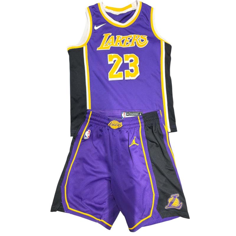 COMPLETO UOMO LAKERS VIOLA | Mercatino dell'Usato Roma ostia 1