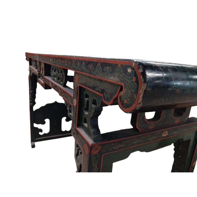 CONSOLE ORIENTALE CON INTARSI NERA | Mercatino dell'Usato Roma ostia 3