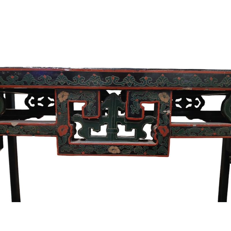 CONSOLE ORIENTALE CON INTARSI NERA | Mercatino dell'Usato Roma ostia 4