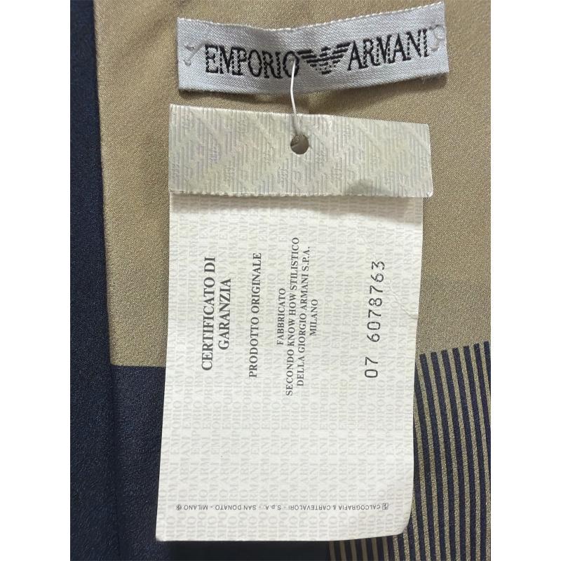 CRAVATTA EMPORIO ARMANI BLU BEIGE | Mercatino dell'Usato Roma ostia 3