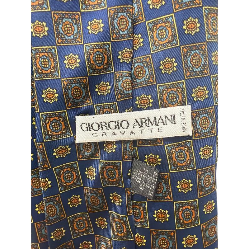 CRAVATTA GIORGIO ARMANI BLU | Mercatino dell'Usato Roma ostia 3