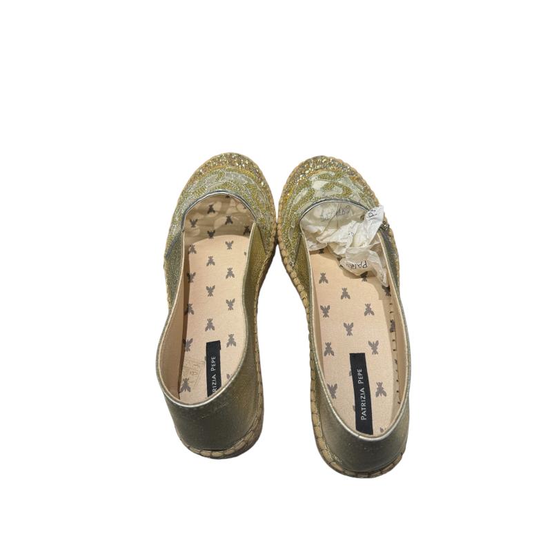 ESPADRILLAS DONNA PATRIZIA PEPE DORAT TRAF | Mercatino dell'Usato Roma ostia 2