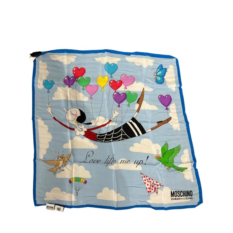 FOULARD MOSCHINO CEL | Mercatino dell'Usato Roma ostia 1