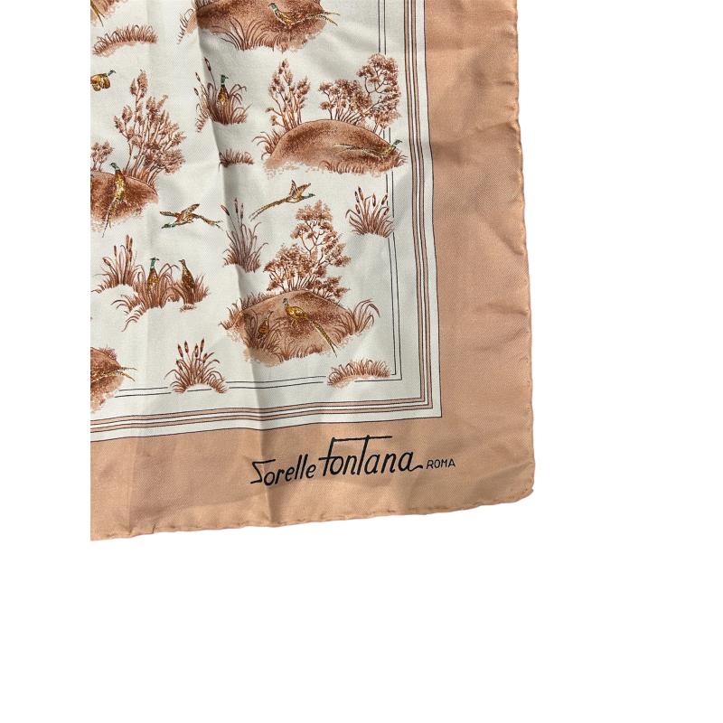 FOULARD SORELLE FONTANA ROSA BIA | Mercatino dell'Usato Roma ostia 2