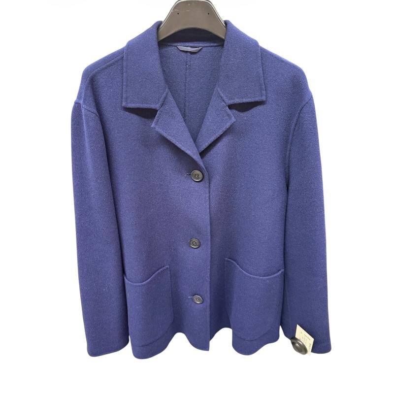 GIACCA DONNA MARINA RINALDI BLU LANA  | Mercatino dell'Usato Roma ostia 1