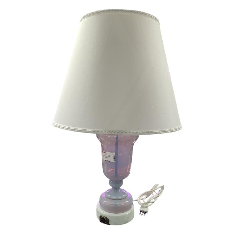 LAMPADA MURANO OPALINA BASE MARMO BIANCO | Mercatino dell'Usato Roma ostia 1