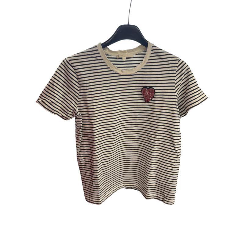 MAGLIA DONNA MAJE BIANCA RIGHE | Mercatino dell'Usato Roma ostia 1