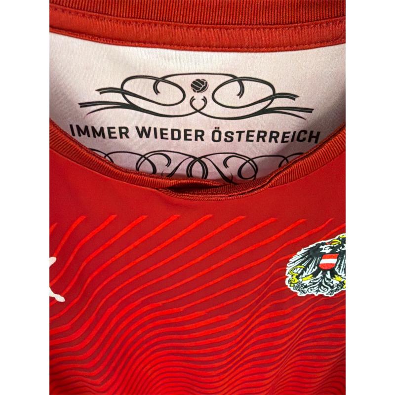 MAGLIA NAZIONALE AUSTRIA 2016 ROSSA BIANCA  | Mercatino dell'Usato Roma ostia 3