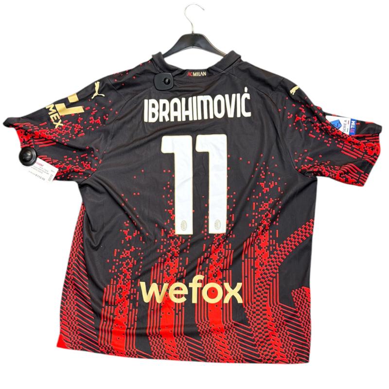 MAGLIA UOMO MILAN IBRAHIMOVIC 2022/2023 | Mercatino dell'Usato Roma ostia 2