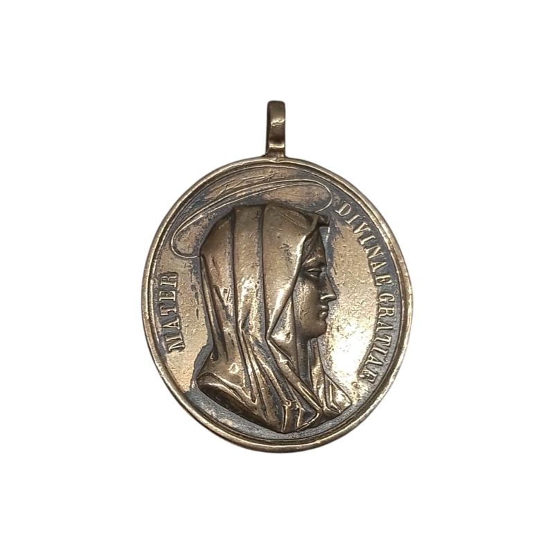 MEDAGLIA SANT IGNAZIO DORATA | Mercatino dell'Usato Roma ostia 2