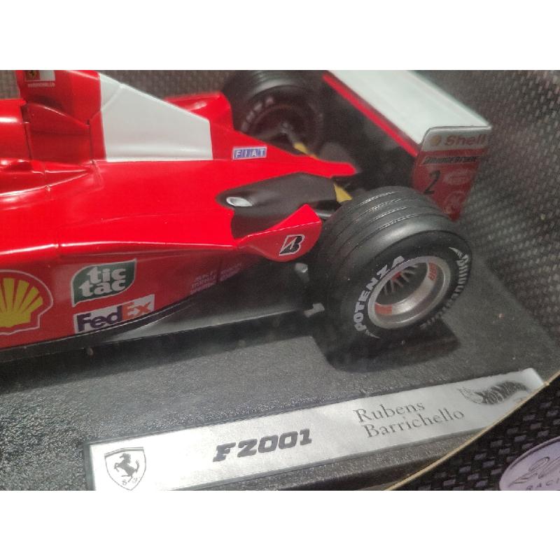 MODELLINO HOTWEELS FERRARI F2001 BARRICHELLO | Mercatino dell'Usato Roma ostia 3