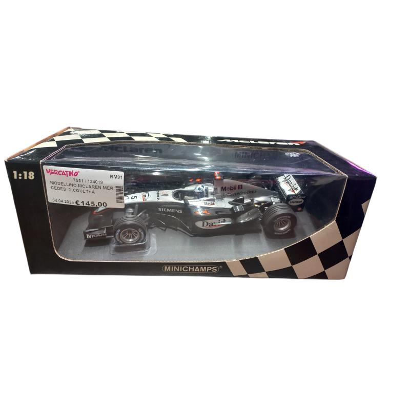 MODELLINO MCLAREN MERCEDES  D.COULTHARD MP4-19  | Mercatino dell'Usato Roma ostia 1