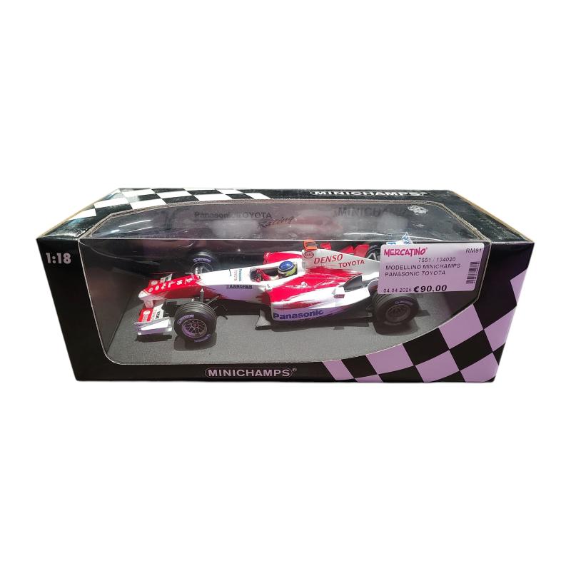 MODELLINO MINICHAMPS PANASONIC TOYOTA C.DA MATTA | Mercatino dell'Usato Roma ostia 1