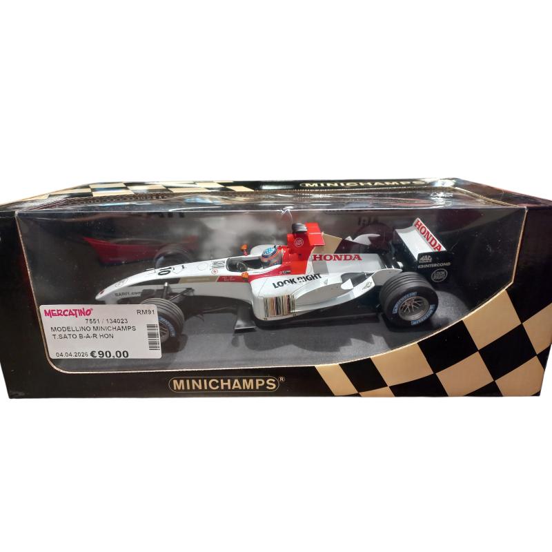 MODELLINO MINICHAMPS T.SATO B-A-R HONDA  | Mercatino dell'Usato Roma ostia 2