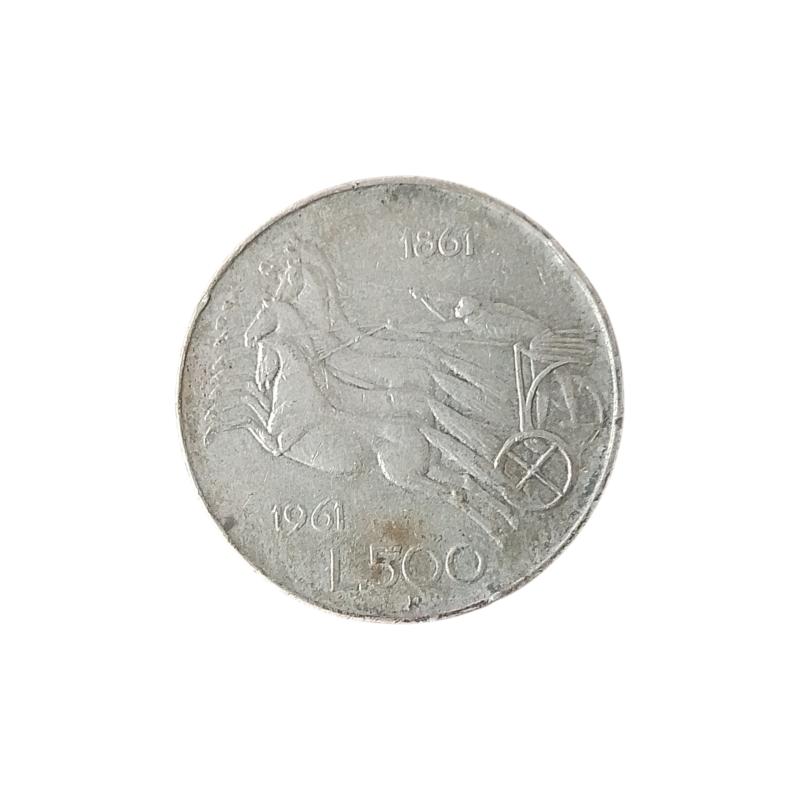MONETA 500 L 100 ANNI UNITA D'ITALIA | Mercatino dell'Usato Roma ostia 1