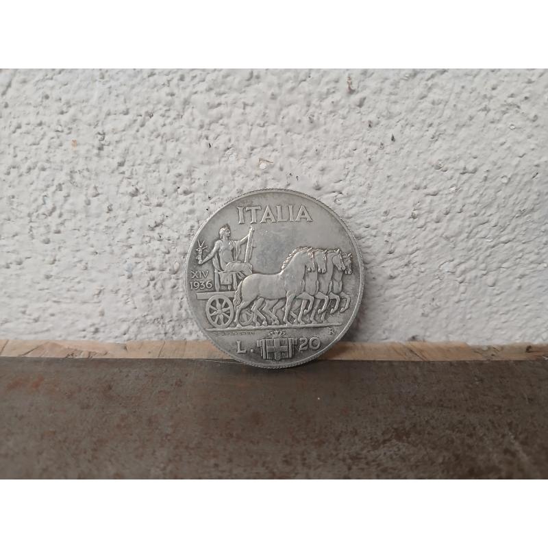 MONETA REPLICA 20 LIRE 1936 | Mercatino dell'Usato Roma ostia 2