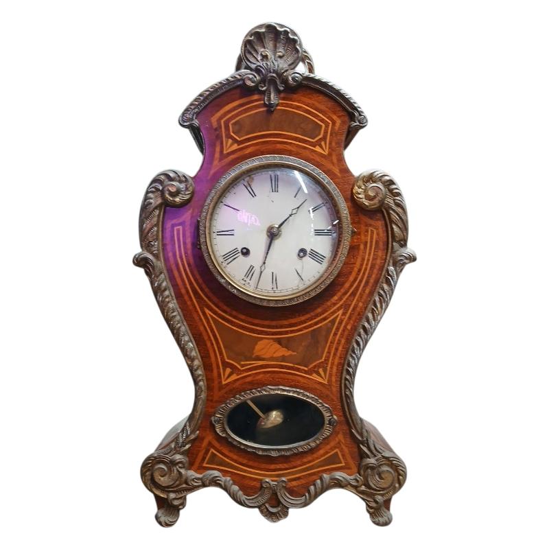 OROLOGIO CAMINO LEGNO INTARSI CONCHIGLIA  | Mercatino dell'Usato Roma ostia 1