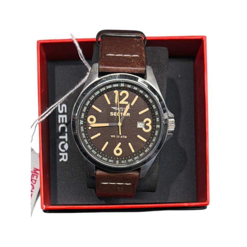 OROLOGIO DA POLSO SECTOR QUADR MARRONE | Mercatino dell'Usato Roma ostia 1