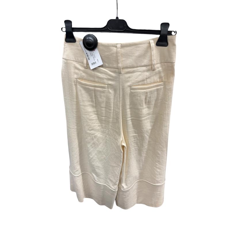 PANTALONE DONNA ERIKA CAVALLINI PANNA | Mercatino dell'Usato Roma ostia 2