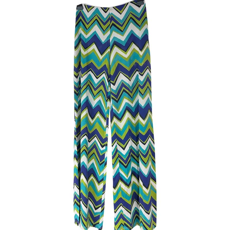 PANTALONE DONNA MISSONI FANTASIA VERDE BLU | Mercatino dell'Usato Roma ostia 1