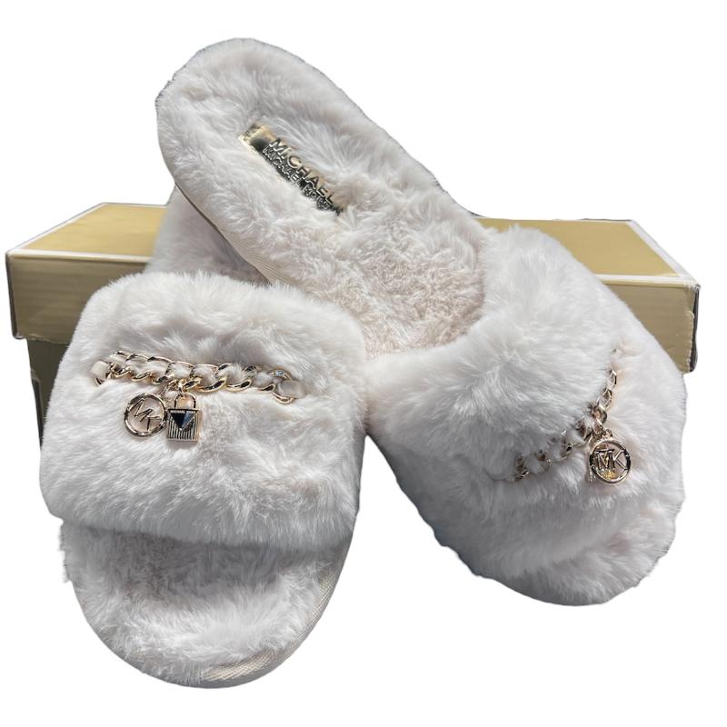 PANTOFOLE DONNA MICHAEL KORS PANNA PELLIC | Mercatino dell'Usato Roma ostia 1