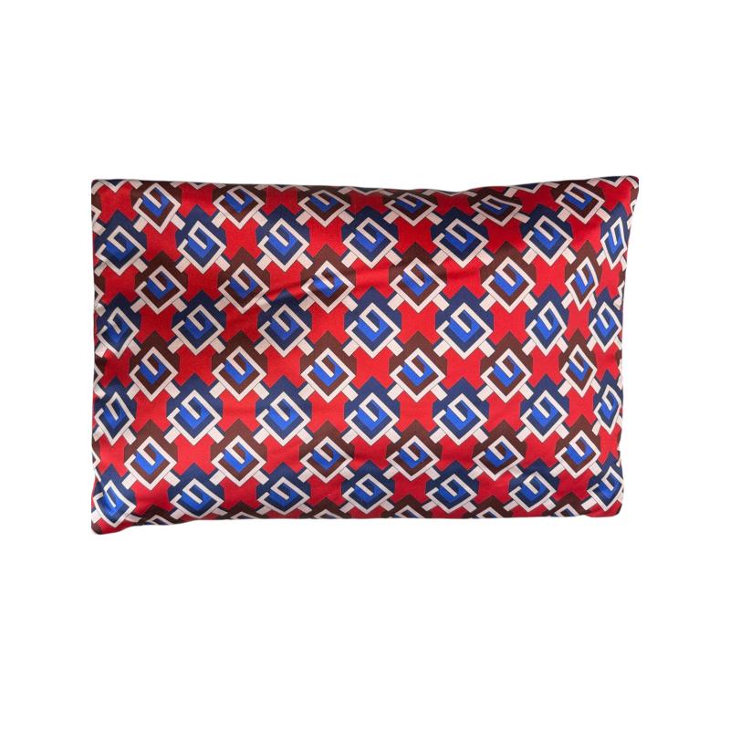 POCHETTE GUCCI SETA ROSSA BLU | Mercatino dell'Usato Roma ostia 2