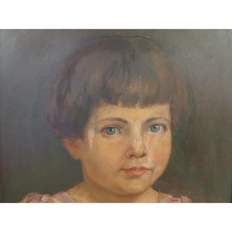 QUADRO BUSTO BIMBA CON COPPA | Mercatino dell'Usato Roma ostia 2