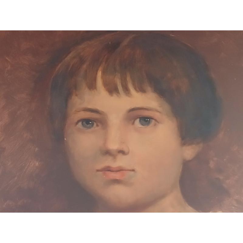 QUADRO BUSTO BIMBA VESTITO ROSA | Mercatino dell'Usato Roma ostia 2