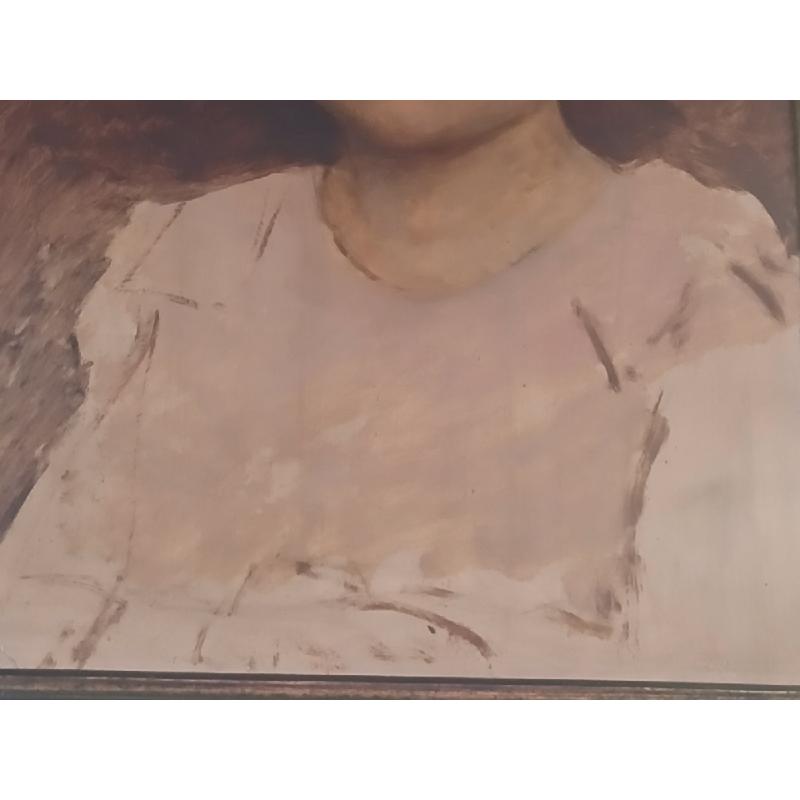 QUADRO BUSTO BIMBA VESTITO ROSA | Mercatino dell'Usato Roma ostia 3