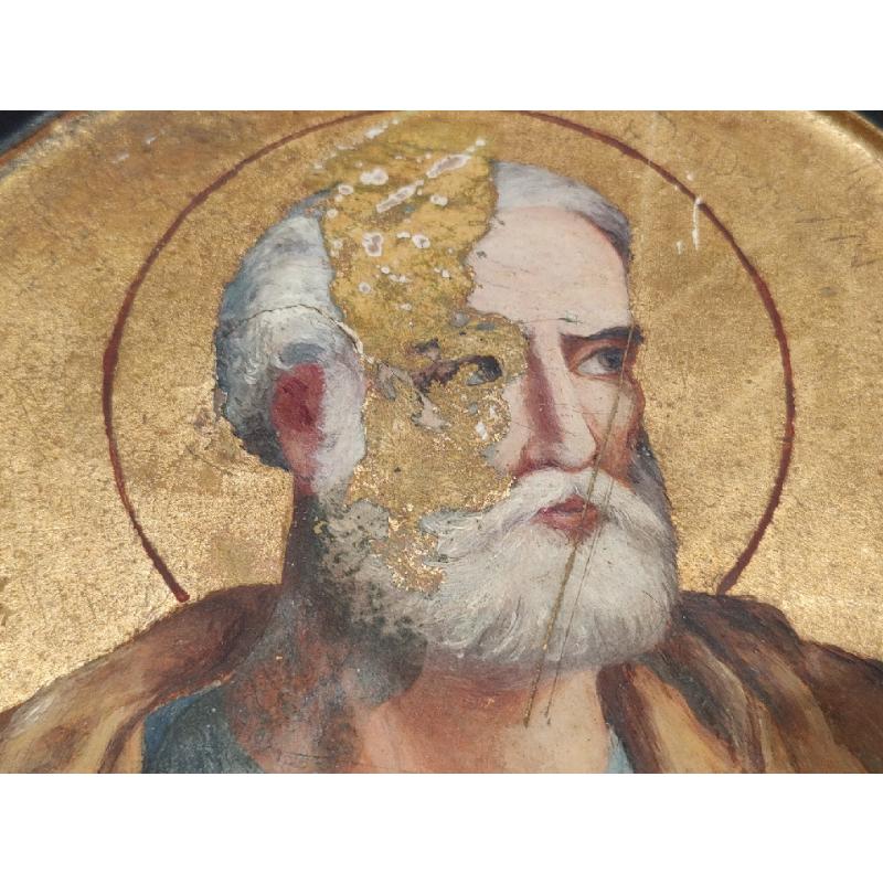 QUADRO OLIO SAN PIETRO FONDO DORATO DIF | Mercatino dell'Usato Roma ostia 3