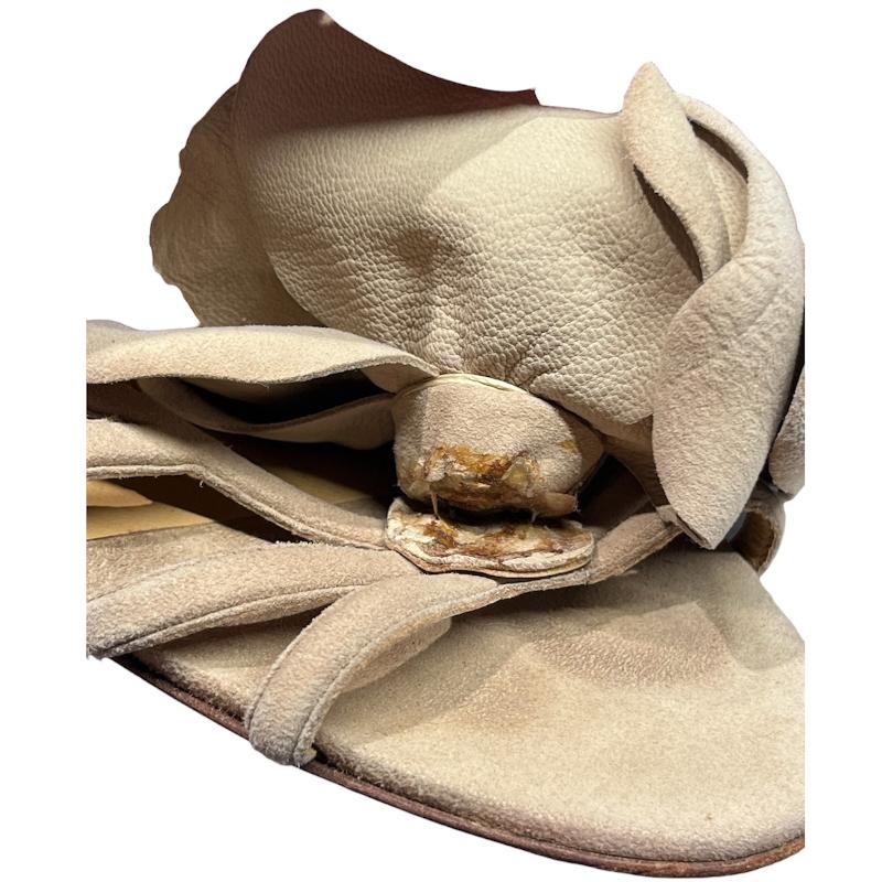 SANDALI DONNA VALENTINO GARAVANI BEIGE DA RIV | Mercatino dell'Usato Roma ostia 3
