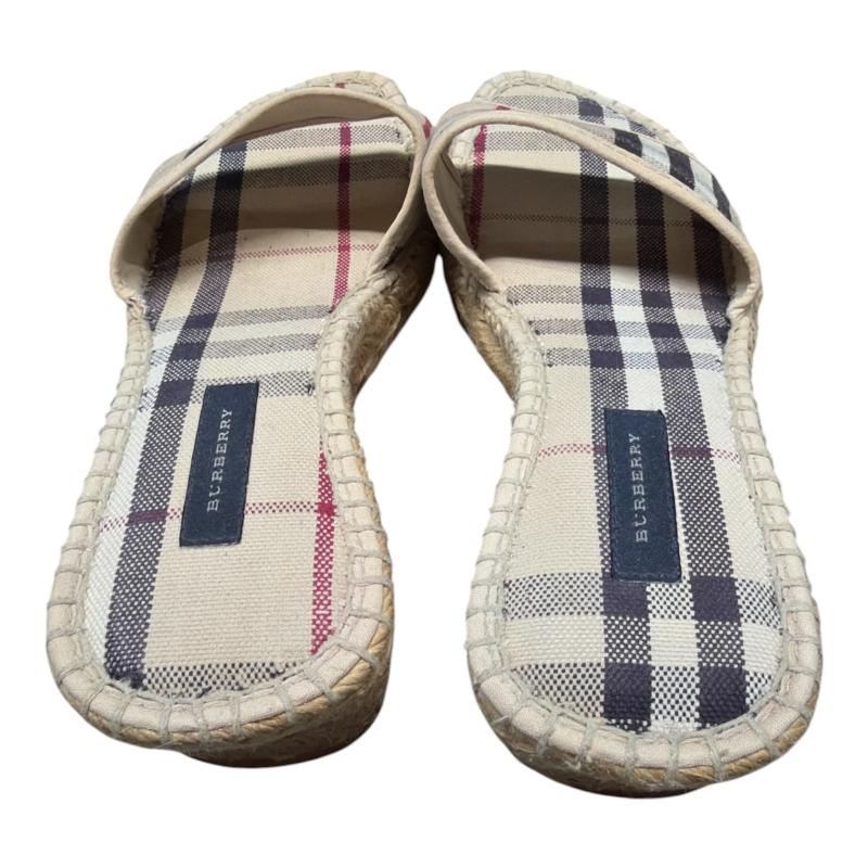 SCARPE DONNA BURBERRY CHECK ZEPPA | Mercatino dell'Usato Roma ostia 2