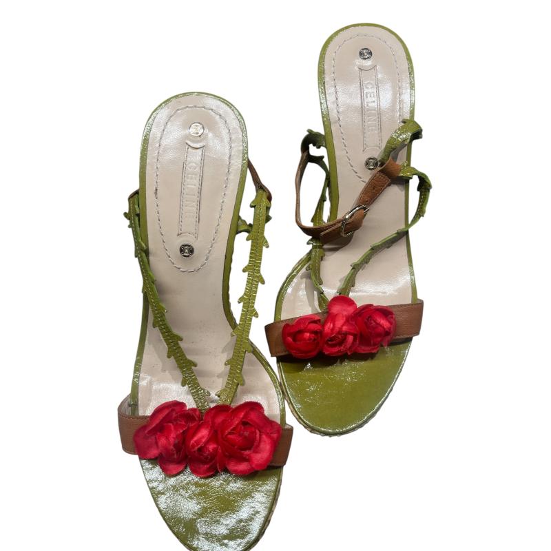 SCARPE DONNA CELINE PAGLIA FIORI | Mercatino dell'Usato Roma ostia 1