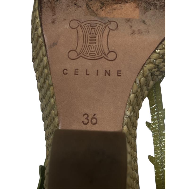 SCARPE DONNA CELINE PAGLIA FIORI | Mercatino dell'Usato Roma ostia 4