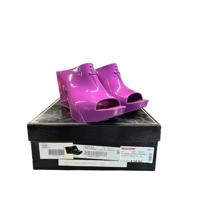 SCARPE DONNA CESARE PACIOTTI VIOLA | Mercatino dell'Usato Roma ostia 1
