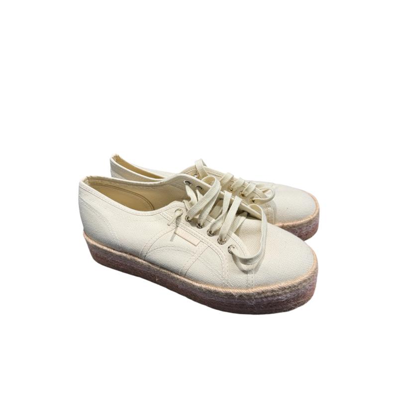 SCARPE DONNA SUEPERGA BEIGE PLATFORM | Mercatino dell'Usato Roma ostia 1