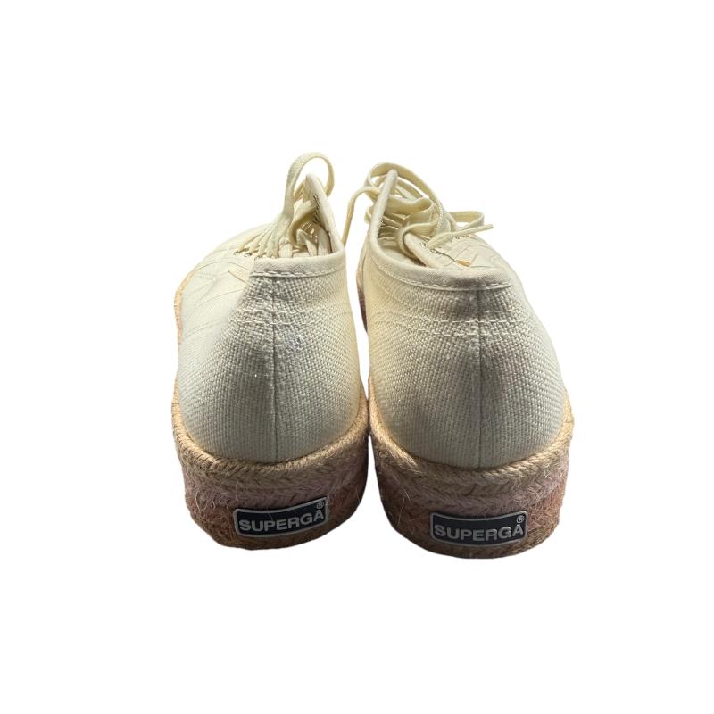 SCARPE DONNA SUEPERGA BEIGE PLATFORM | Mercatino dell'Usato Roma ostia 2