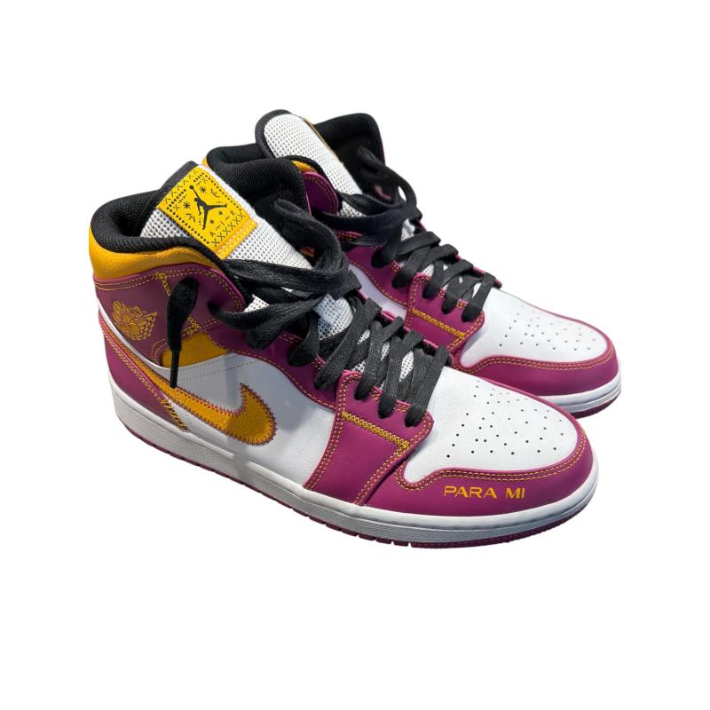 SCARPE UOMO AIRJORDAN1MID ROSA ORO | Mercatino dell'Usato Roma ostia 1