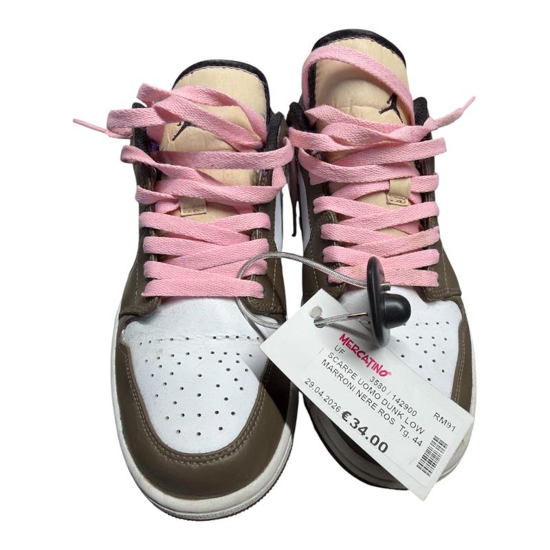 SCARPE UOMO DUNK LOW MARRONI NERE ROSA | Mercatino dell'Usato Roma ostia 1