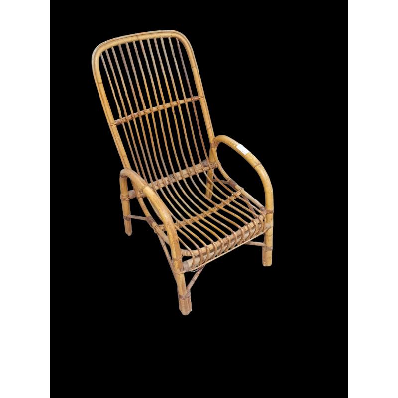 SEDIA BAMBOO MID CENTURY | Mercatino dell'Usato Roma ostia 1