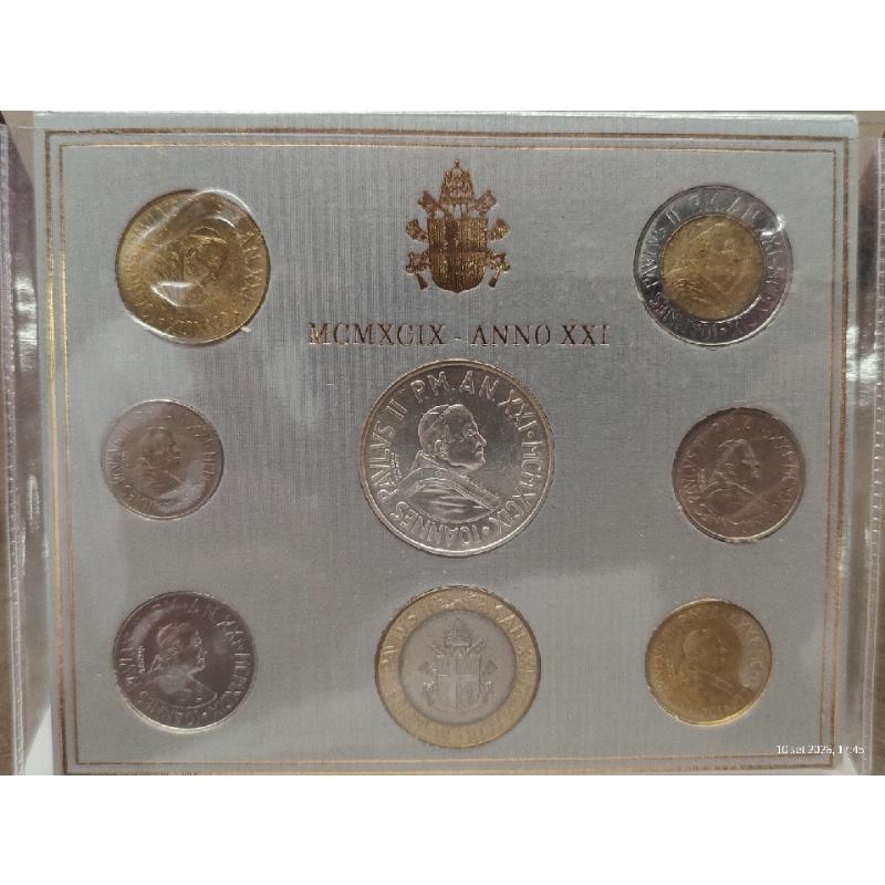 SERIE MONETE VATICANO 1999 | Mercatino dell'Usato Roma ostia 1