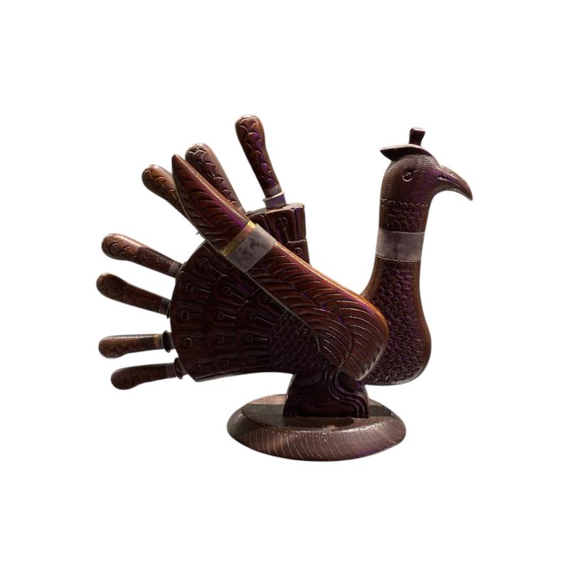 SERV COLTELLI DA ARROSTO ORIENTALE UCCELLO | Mercatino dell'Usato Roma ostia 1
