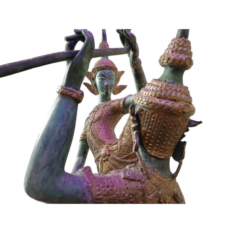 STATUA DIVINITA THAI CHE LOTTANO | Mercatino dell'Usato Roma ostia 4